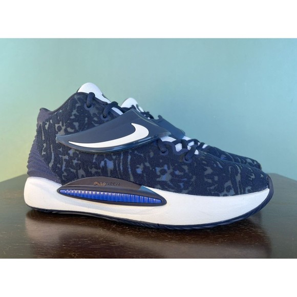 Nike KD 14 TB Promo Midnight Navy Basketball Shoes Men's Size 10.5 DM5040-402 - Picture 2 of 11
